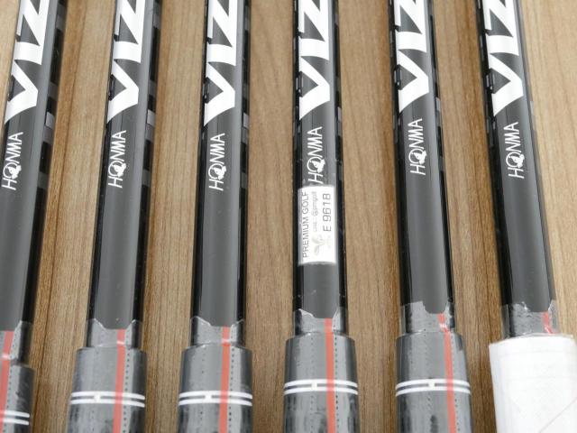 Iron set : Honma : **ของใหม่ ยังไม่แกะพลาสติก** ชุดเหล็ก Honma Tour World TW757P (ออกปี 2022) มีเหล็ก 5-Pw (6 ชิ้น) ก้านกราไฟต์ Honma Vizard 50 Flex R