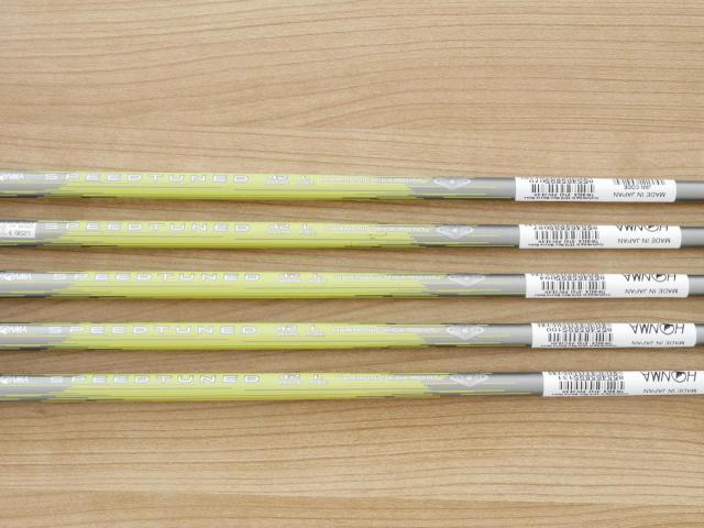 Lady club : All : **ของใหม่ ยังไม่แกะพลาสติก** ชุดเหล็ก Honma Tour World GS (ออกปี 2021 ใบใหญ่ ตีง่าย ไกล) มีเหล็ก 7-10,Sw (5 ชิ้น) ก้านกราไฟต์ Honma Speedtuned 42 Flex L