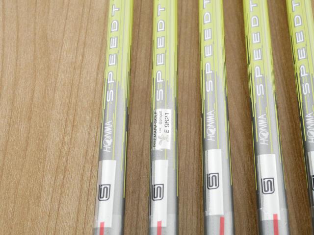 Lady club : All : **ของใหม่ ยังไม่แกะพลาสติก** ชุดเหล็ก Honma Tour World GS (ออกปี 2021 ใบใหญ่ ตีง่าย ไกล) มีเหล็ก 7-10,Sw (5 ชิ้น) ก้านกราไฟต์ Honma Speedtuned 42 Flex L