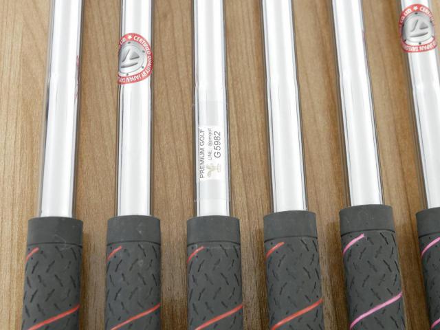 Iron set : Taylormade : ชุดเหล็ก Taylormade Stealth (ออกปี 2022 Japan Spec.) มีเหล็ก 6-Pw,Aw (6 ชิ้น) ก้านเหล็ก KBS Max MT 85 Flex S