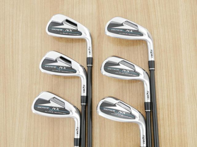 Iron set : Honma : ชุดเหล็ก Honma Beres NX (รุ่นปี 2023) มีเหล็ก 7-11,Aw (6 ชิ้น) ก้านกราไฟต์ Honma Vizard 45 Flex R
