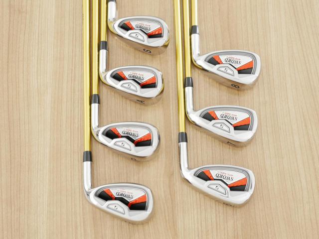 Iron set : Katana : ชุดเหล็ก Katana Sword ATC-589a (หน้าเด้ง) มีเหล็ก 6-Pw,Aw,Sw (7 ชิ้น) ก้านกราไฟต์ Fujikura Speeder 589 Flex R