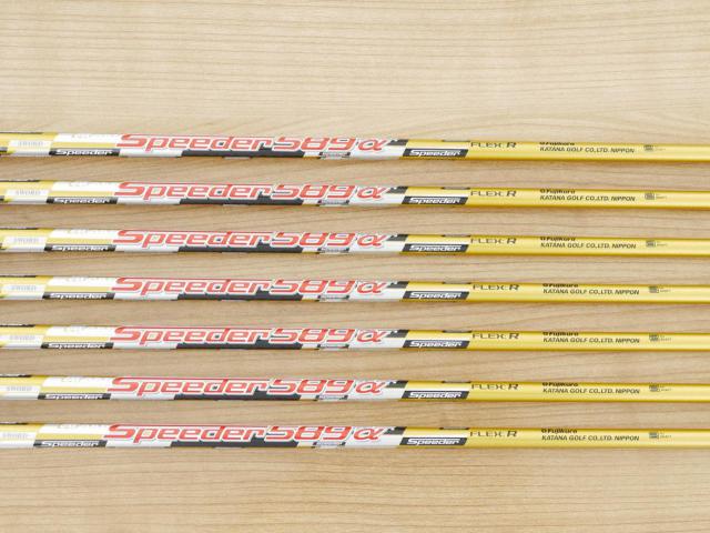 Iron set : Katana : ชุดเหล็ก Katana Sword ATC-589a (หน้าเด้ง) มีเหล็ก 6-Pw,Aw,Sw (7 ชิ้น) ก้านกราไฟต์ Fujikura Speeder 589 Flex R