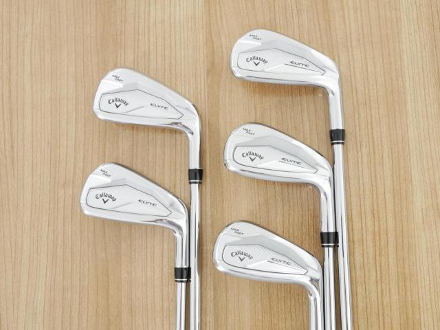 Iron set : Callaway : ชุดเหล็ก Callaway ELYTE Max Fast (ออกปี 2025 ตีง่ายมาก ไกล Japan Spec.) มีเหล็ก 6-Pw (5 ชิ้น) ก้านเหล็ก NS Pro ZELOS 7 Flex S