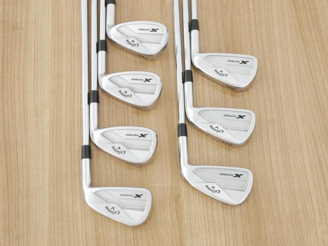 Iron set : Callaway : ชุดเหล็ก Callaway X Forged (ปี 2019) มีเหล็ก 4-Pw (7 ชิ้น) ก้านเหล็ก NS Pro 950 Flex S