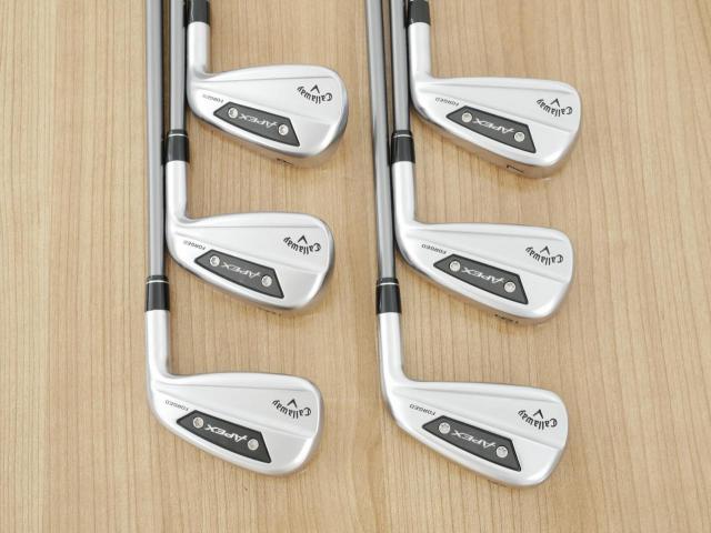 Iron set : Callaway : ชุดเหล็ก Callaway APEX Ai200 Forged (รุ่นล่าสุด ออกปี 2024) มีเหล็ก 5-Pw (6 ชิ้น) ก้านกราไฟต์ Fujikura MC 80 Flex S
