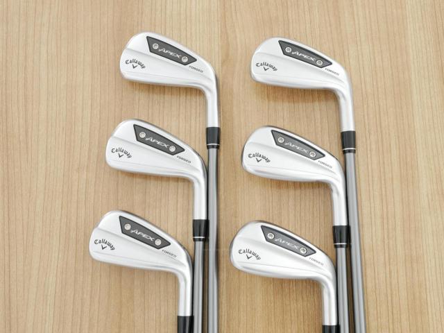 Iron set : Callaway : ชุดเหล็ก Callaway APEX Ai200 Forged (รุ่นล่าสุด ออกปี 2024) มีเหล็ก 5-Pw (6 ชิ้น) ก้านกราไฟต์ Fujikura MC 80 Flex S