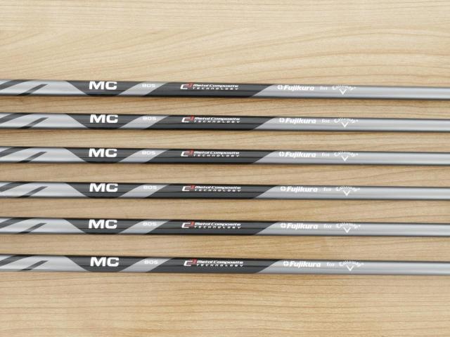 Iron set : Callaway : ชุดเหล็ก Callaway APEX Ai200 Forged (รุ่นล่าสุด ออกปี 2024) มีเหล็ก 5-Pw (6 ชิ้น) ก้านกราไฟต์ Fujikura MC 80 Flex S