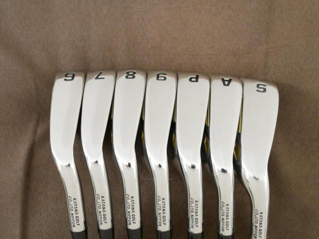 Iron set : Katana : ชุดเหล็ก Katana Sword ATC-589b (ปี 2017) มีเหล็ก 6-Pw,Aw,Sw (7 ชิ้น) ก้านกราไฟต์ Fujikura Speeder 589 Flex R