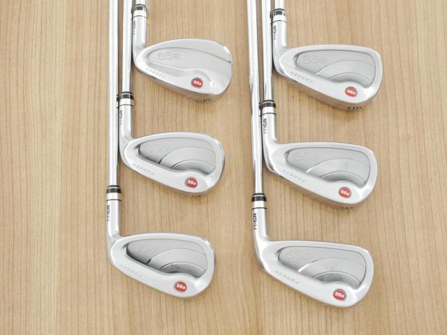 Iron set : PRGR : ชุดเหล็กกระเทย PRGR NEW Egg Forged (รุ่นปี 2020 ตีง่ายและไกลมากๆ เด้งสุดๆ COR 0.82) มีเหล็ก 7-Pw,Aw,As (6 ชิ้น) ก้านเหล็ก NS Pro 080 Flex SR (M40)