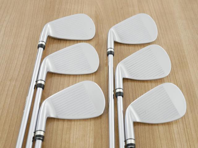 Iron set : PRGR : ชุดเหล็กกระเทย PRGR NEW Egg Forged (รุ่นปี 2020 ตีง่ายและไกลมากๆ เด้งสุดๆ COR 0.82) มีเหล็ก 7-Pw,Aw,As (6 ชิ้น) ก้านเหล็ก NS Pro 080 Flex SR (M40)