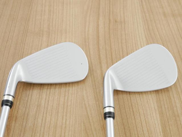 Iron set : PRGR : ชุดเหล็กกระเทย PRGR NEW Egg Forged (รุ่นปี 2020 ตีง่ายและไกลมากๆ เด้งสุดๆ COR 0.82) มีเหล็ก 7-Pw,Aw,As (6 ชิ้น) ก้านเหล็ก NS Pro 080 Flex SR (M40)