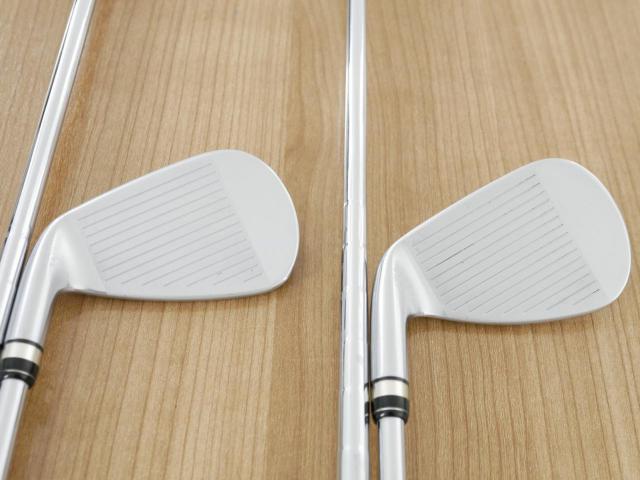 Iron set : PRGR : ชุดเหล็กกระเทย PRGR NEW Egg Forged (รุ่นปี 2020 ตีง่ายและไกลมากๆ เด้งสุดๆ COR 0.82) มีเหล็ก 7-Pw,Aw,As (6 ชิ้น) ก้านเหล็ก NS Pro 080 Flex SR (M40)