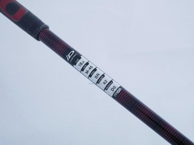Fairway Wood : PRGR : หัวไม้ 5 PRGR ID Nabla RED (รุ่นท้อป Titanium) Loft 18.5 ก้าน M-40 (Flex SR)