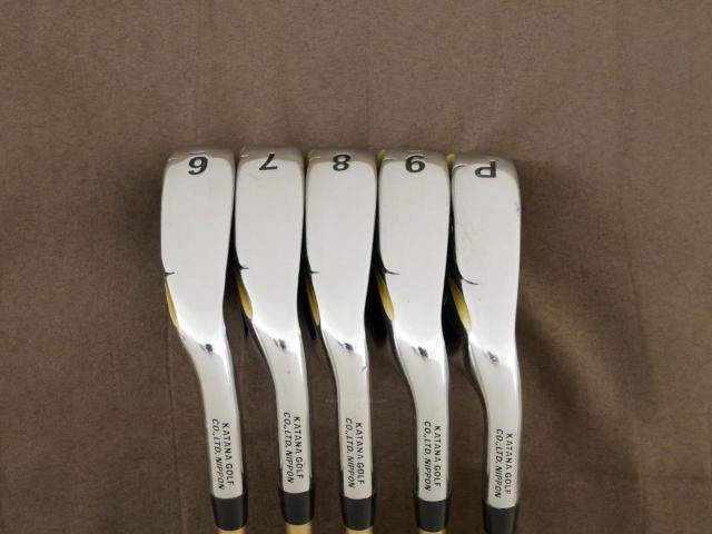 Iron set : Katana : ชุดเหล็ก Katana Sword Sniper 589 (หน้าเด้ง) มีเหล็ก 6-Pw (5 ชิ้น) ก้านกราไฟต์ Speeder 589 Flex R