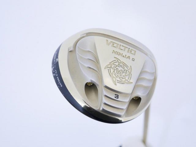 Fairway Wood : Katana : หัวไม้ 3 Katana Voltio NINJA G 880Hi (ตัวท๊อป มี Offset กันลูกออกขวา รุ่นปี 2018) Loft 15 ก้าน Fujikura Speeder 461 Flex SR
