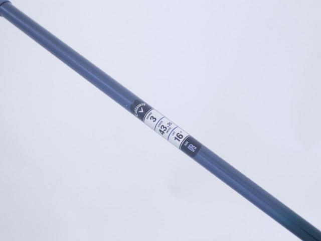 Fairway Wood : callaway : หัวไม้ 3 Callaway ELYTE Max Fast (ออกปี 2025) Loft 16 ก้าน UST Mamiya LIN-Q 40 Flex R