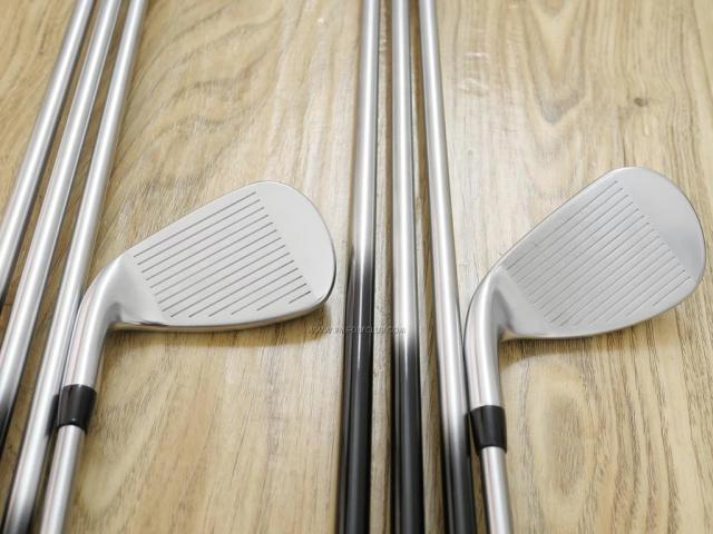 Iron set : Titleist : ชุดเหล็ก Titleist VG3 Type D Forged (รุ่นล่าสุด ปี 2019 Japan Spec. ตีง่ายและไกลที่สุดของ Titleist) มีเหล็ก 6-Pw,Aw,As,Sw (8 ชิ้น) ก้านกราไฟต์ Flex R