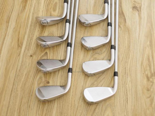 Iron set : Titleist : ชุดเหล็ก Titleist VG3 Type D Forged (รุ่นล่าสุด ปี 2019 Japan Spec. ตีง่ายและไกลที่สุดของ Titleist) มีเหล็ก 6-Pw,Aw,As,Sw (8 ชิ้น) ก้านกราไฟต์ Flex R