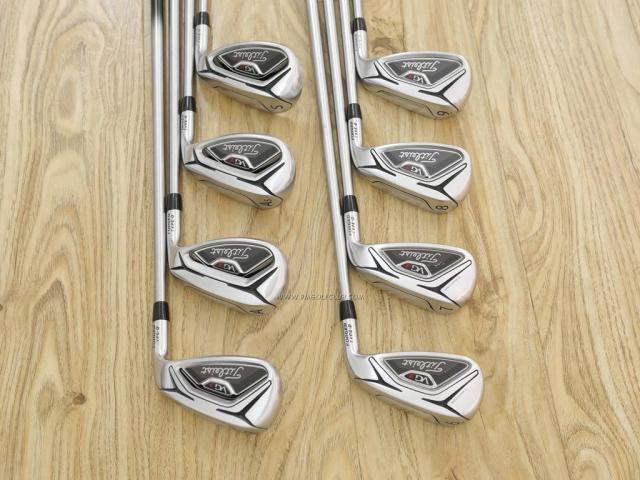 Iron set : Titleist : ชุดเหล็ก Titleist VG3 Type D Forged (รุ่นล่าสุด ปี 2019 Japan Spec. ตีง่ายและไกลที่สุดของ Titleist) มีเหล็ก 6-Pw,Aw,As,Sw (8 ชิ้น) ก้านกราไฟต์ Flex R