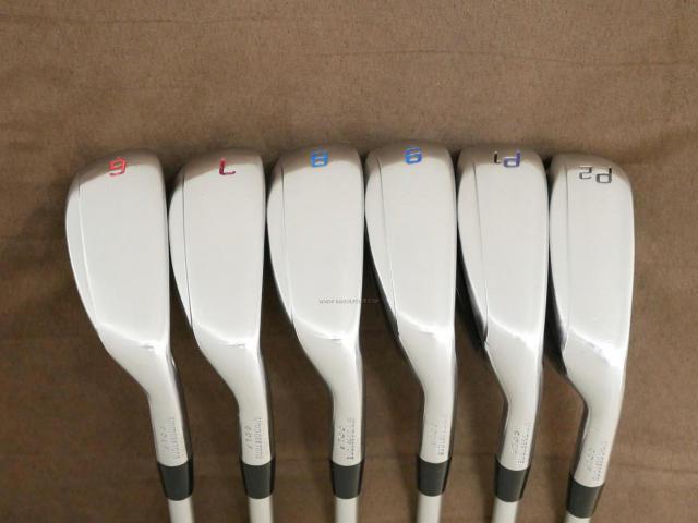 Iron set : Bridgestone : ชุดเหล็ก Bridgestone JGR Hybrid Forged (ตีไกลกว่าตัวอื่น 2 เบอร์) มีเหล็ก 6-P1,P2 (6 ชิ้น) ก้านกราไฟต์ Fujikura Air Speeder (R)