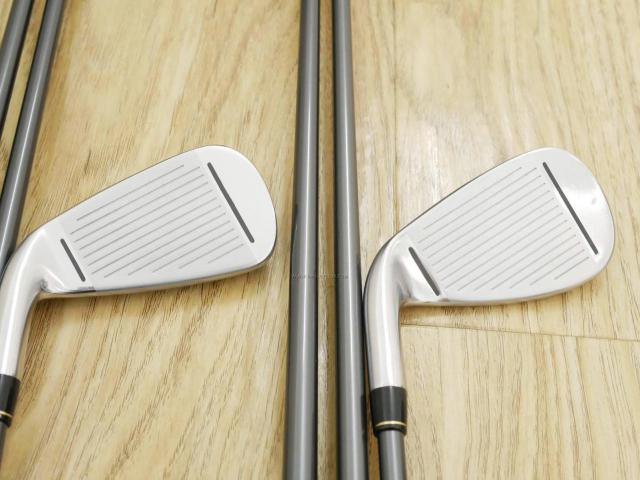 Iron set : Taylormade : ชุดเหล็ก Taylormade Gloire G (รุ่นท๊อปสุด ตีไกลมากๆ เหล็ก 7 Loft 26.5 หน้าเด้ง) มีเหล็ก 5-Pw (6 ชิ้น) ก้านกราไฟต์ Flex R