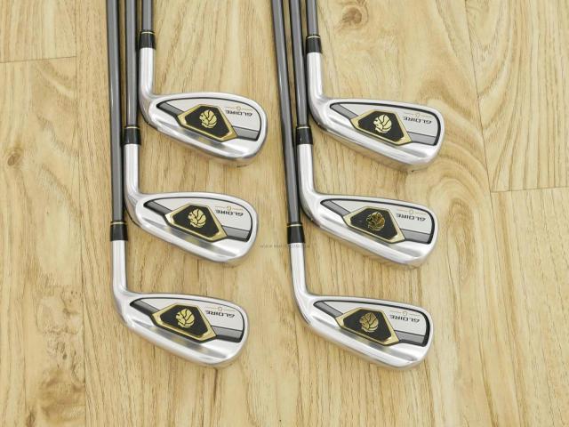 Iron set : Taylormade : ชุดเหล็ก Taylormade Gloire G (รุ่นท๊อปสุด ตีไกลมากๆ เหล็ก 7 Loft 26.5 หน้าเด้ง) มีเหล็ก 5-Pw (6 ชิ้น) ก้านกราไฟต์ Flex R