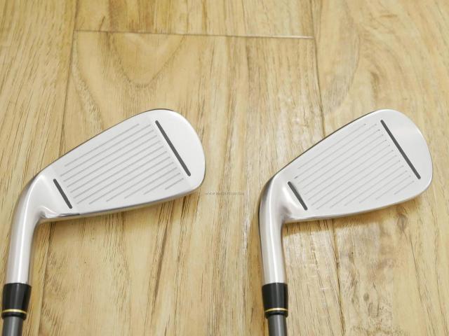 Iron set : Taylormade : ชุดเหล็ก Taylormade Gloire G (รุ่นท๊อปสุด ตีไกลมากๆ เหล็ก 7 Loft 26.5 หน้าเด้ง) มีเหล็ก 5-Pw (6 ชิ้น) ก้านกราไฟต์ Flex R