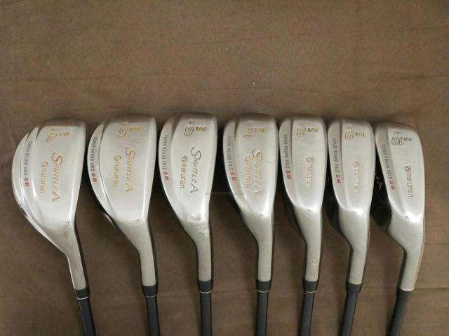Iron set : Maruman : ชุดเหล็กกระเทย Maruman Shuttle A (ตีง่ายมากๆ ไกล เสียงใส) มีเหล็ก 4-10 (7 ชิ้น) ก้านกราไฟต์ Flex R