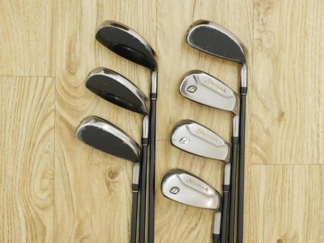 Iron set : Maruman : ชุดเหล็กกระเทย Maruman Shuttle A (ตีง่ายมากๆ ไกล เสียงใส) มีเหล็ก 4-10 (7 ชิ้น) ก้านกราไฟต์ Flex R