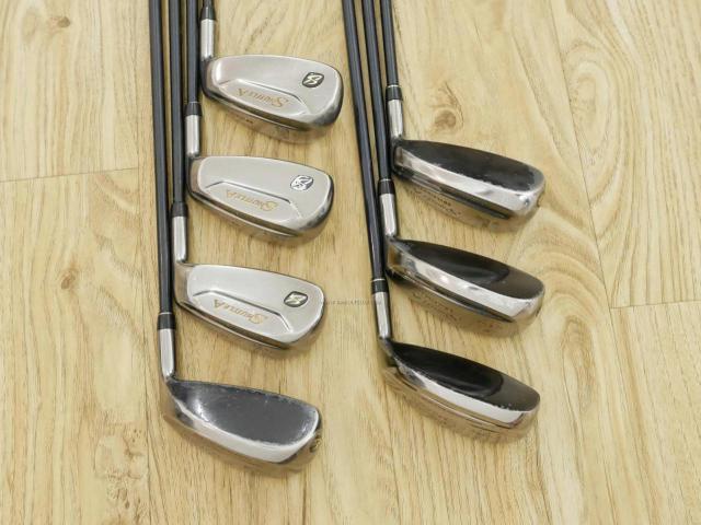 Iron set : Maruman : ชุดเหล็กกระเทย Maruman Shuttle A (ตีง่ายมากๆ ไกล เสียงใส) มีเหล็ก 4-10 (7 ชิ้น) ก้านกราไฟต์ Flex R
