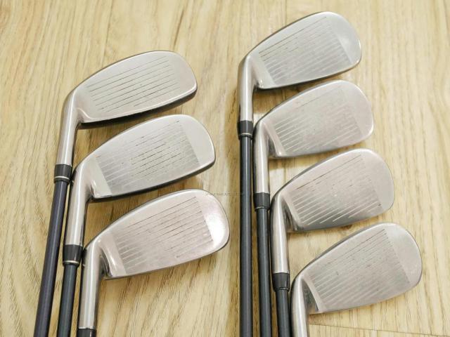 Iron set : Maruman : ชุดเหล็กกระเทย Maruman Shuttle A (ตีง่ายมากๆ ไกล เสียงใส) มีเหล็ก 4-10 (7 ชิ้น) ก้านกราไฟต์ Flex R