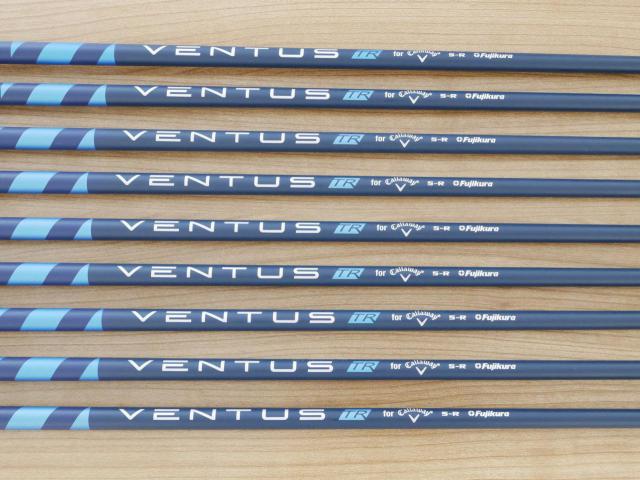 Iron set : Callaway : ชุดเหล็ก Callaway Paradym (ออกปี 2023 Japan Spec.) มีเหล็ก 4-Pw,Aw,52 (9 ชิ้น) ก้านกราไฟต์ Fujikura VENTUS TR 5 Flex R