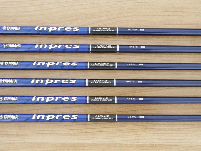 Iron set : Yamaha : ชุดเหล็ก Yamaha Inpres UD+2 (ออกปี 2019 ตีไกลที่สุด ไกลกว่าเหล็กทั่วไป 2 เบอร์ หน้าเด้ง COR 0.822) มีเหล็ก 6-Pw,Aw (6 ชิ้น) ก้านกราไฟต์ Flex SR