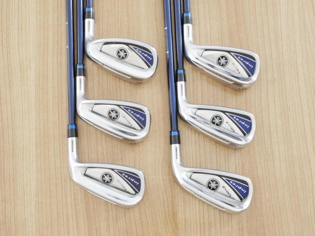 Iron set : Yamaha : ชุดเหล็ก Yamaha Inpres UD+2 (ออกปี 2019 ตีไกลที่สุด ไกลกว่าเหล็กทั่วไป 2 เบอร์ หน้าเด้ง COR 0.822) มีเหล็ก 6-Pw,Aw (6 ชิ้น) ก้านกราไฟต์ Flex SR