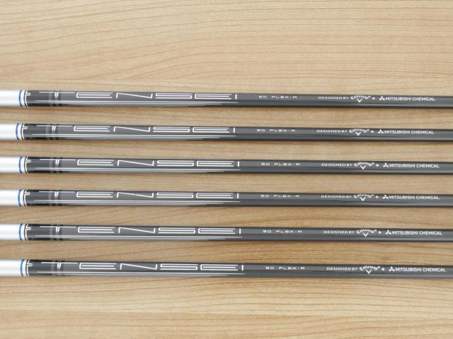 Iron set : Callaway : ชุดเหล็ก Callaway Paradym Ai Smoke (ออกปี 2024 ตีง่ายมาก ไกล Japan Spec.) มีเหล็ก 6-Pw,Aw (6 ชิ้น) ก้านกราไฟต์ Fujikura TENSEI 50 Flex R