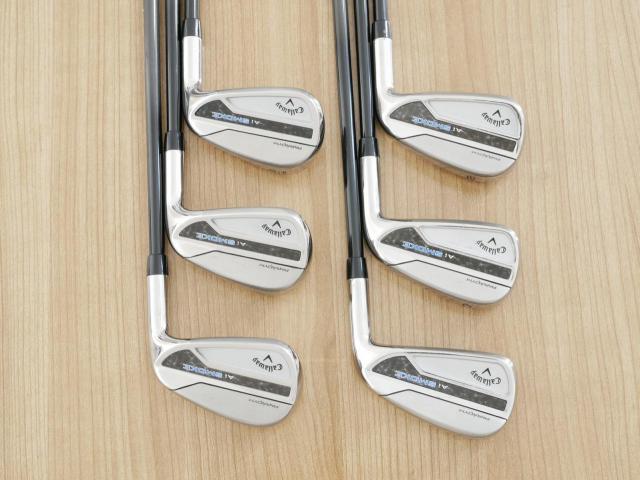Iron set : Callaway : ชุดเหล็ก Callaway Paradym Ai Smoke (ออกปี 2024 ตีง่ายมาก ไกล Japan Spec.) มีเหล็ก 6-Pw,Aw (6 ชิ้น) ก้านกราไฟต์ Fujikura TENSEI 50 Flex R