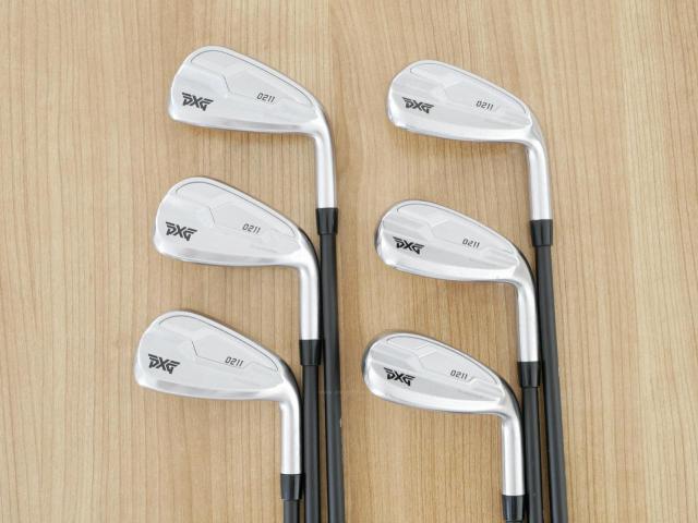 Iron set : PXG : ชุดเหล็ก PXG 0211 DUAL COR (ออกปี 2021 หน้าเด้ง ตีไกลมากๆ) มีเหล็ก 7-Pw,Aw,Sw (6 ชิ้น) ก้านกราไฟต์ Mitsubishi MMT 80 Flex R