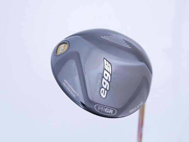 Fairway Wood : PRGR : หัวไม้ 3 PRGR Super Egg (หน้าเด้งเกินกฏ COR 0.84 ปี 2017 หายากมาก) Loft 16 ก้าน Fujikura Speeder 474 Evolution II Flex R
