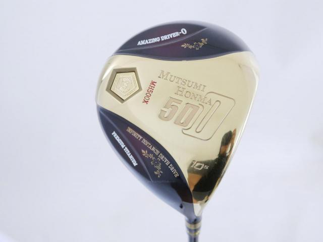 Driver : Other Brand : ไดรเวอร์ Mutsumi Honma MH500X (หัวขนาด 500cc. หน้าเด้งเกินกฏ) Loft 10.5 Flex SR