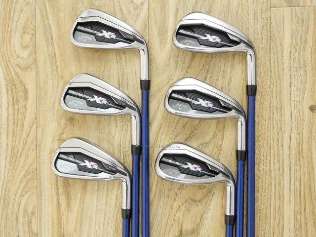 Iron set : Callaway : ชุดเหล็ก Callaway XR (ใบใหญ่ ตีง่ายมาก) มีเหล็ก 5-Pw (6 ชิ้น) ก้านกราไฟต์ Flex R