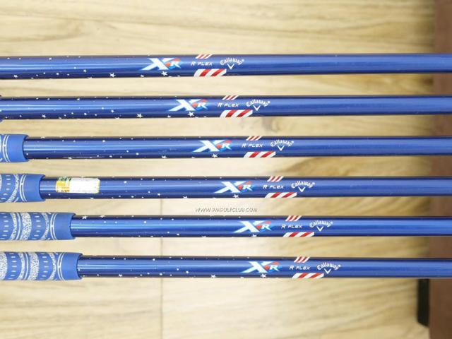 Iron set : Callaway : ชุดเหล็ก Callaway XR (ใบใหญ่ ตีง่ายมาก) มีเหล็ก 5-Pw (6 ชิ้น) ก้านกราไฟต์ Flex R