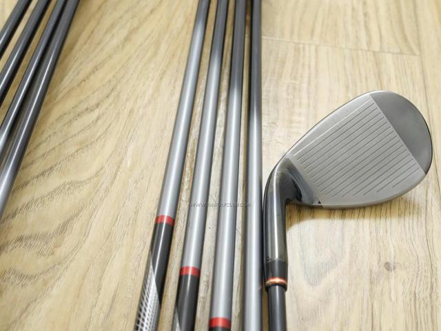 Iron set : Maruman : ชุดเหล็กกระเทย Maruman Shuttle i3000x มีเหล็ก 5-10,Pw,Aw,Sw (9 ชิ้น เทียบเท่า 4-Pw,Aw,Sw) ก้านกราไฟต์ Flex R2