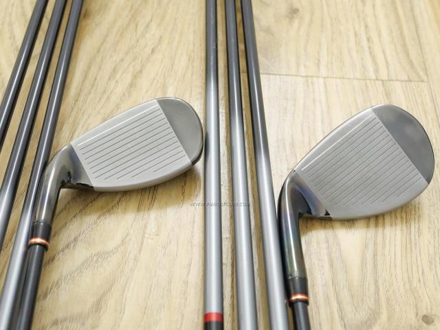 Iron set : Maruman : ชุดเหล็กกระเทย Maruman Shuttle i3000x มีเหล็ก 5-10,Pw,Aw,Sw (9 ชิ้น เทียบเท่า 4-Pw,Aw,Sw) ก้านกราไฟต์ Flex R2