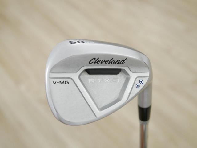 Wedge : Cleveland : Wedge Cleveland RTX-3 Cavity V-MG (Japan Spec.) Loft 58 ก้านเหล็ก NS Pro 950 Flex S