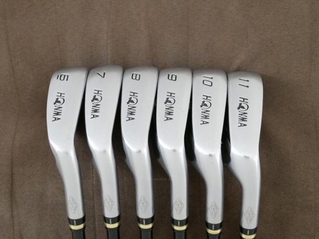 Iron set : Honma : ชุดเหล็ก Honma Beres IS-02 (หน้าเด้ง Forged) มีเหล็ก 6-11 (6 ชิ้น เทียบเท่า 5-Pw) ก้าน ARMRQ 6 (45) Flex R (2 ดาว)