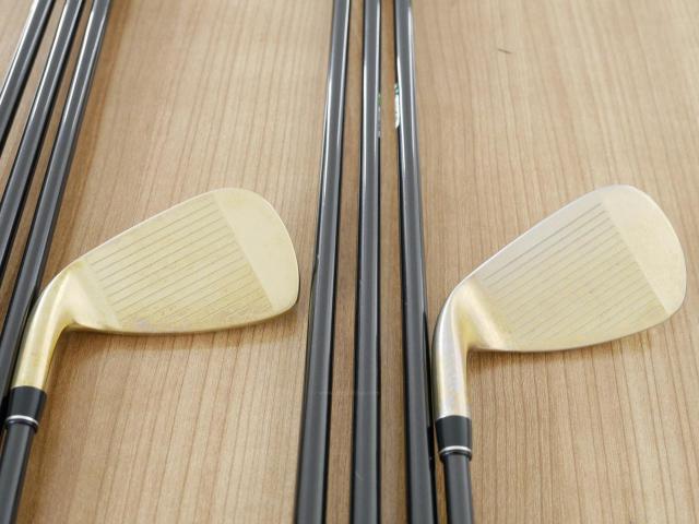 Iron set : PRGR : ชุดเหล็ก PRGR H/S 701 (หน้า Maraging เด้ง ไกล) มีเหล็ก 5-Pw,Aw,Sw (8 ชิ้น) ก้าน M-37 Flex R