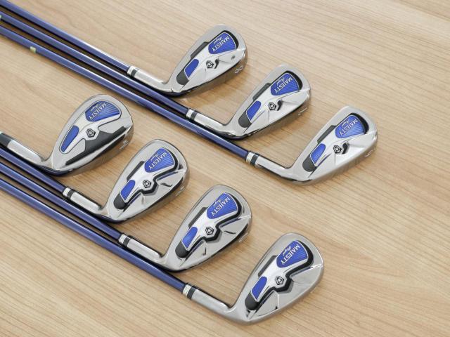 Iron set : Maruman : ชุดเหล็ก Maruman Majesty Royal SP (รุ่นท๊อปสุด ตีง่าย เด้ง ไกลมากๆ) มีเหล็ก 6-10,Pw,Aw (7 ชิ้น ระยะเทียบเท่า 5-Pw,Aw) ก้านกราไฟต์ Flex R