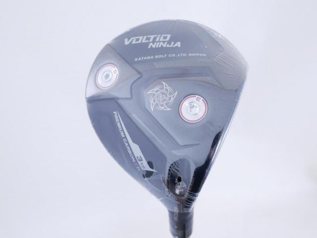 Fairway Wood : Katana : **ของใหม่ ยังไม่แกะพลาสติก** หัวไม้ 3 Katana Voltio NINJA Premium Carbon II TI (รุ่นใหม่ล่าสุด ออกปี 2025 ตีไกลมากๆ) Loft 15 ก้าน Tour AD VG-02F Flex SR