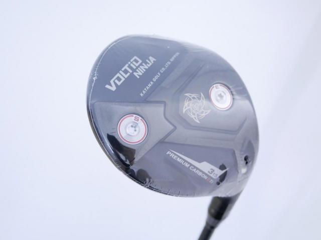 Fairway Wood : Katana : **ของใหม่ ยังไม่แกะพลาสติก** หัวไม้ 3 Katana Voltio NINJA Premium Carbon II TI (รุ่นใหม่ล่าสุด ออกปี 2025 ตีไกลมากๆ) Loft 15 ก้าน Tour AD VG-02F Flex SR